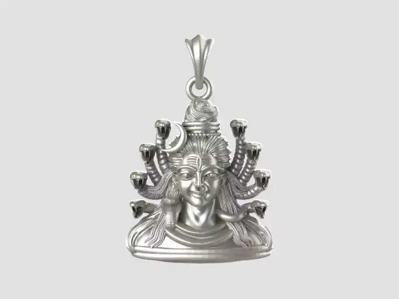 Shiva Pendant 3Dprint File-6 3D print model