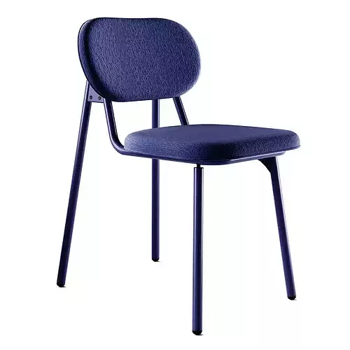 Hayche SLS Chair 2 Metal legs 3D model 2