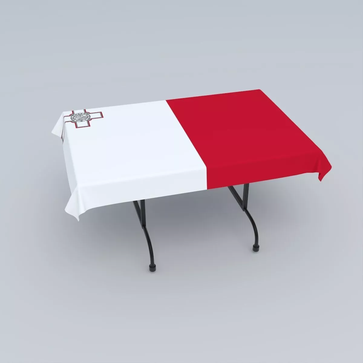 Flag of Malta 3D model