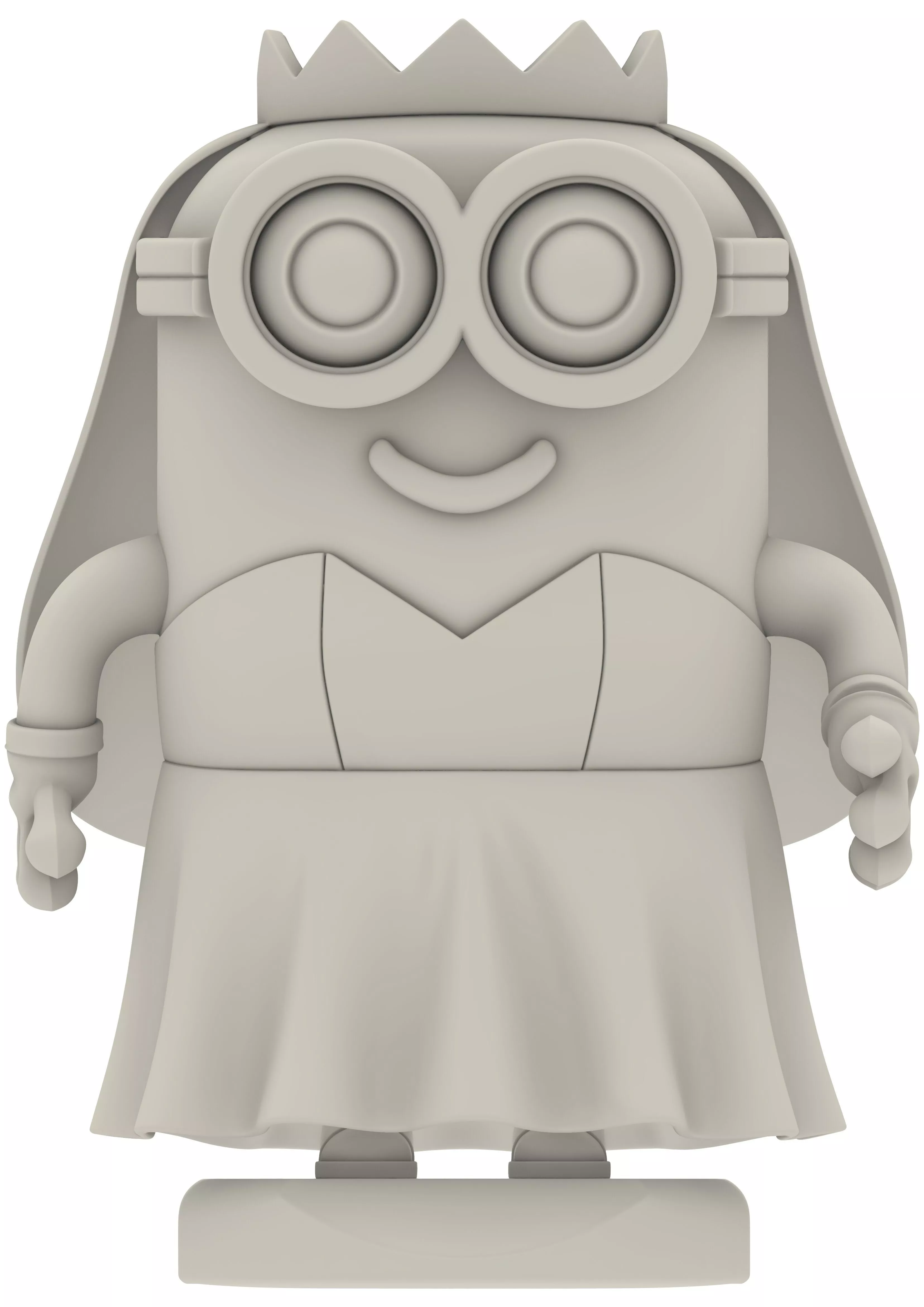 Hochzeit Boda Fiesta Bride Braut Novia Novio Chibi Minion 3D print model