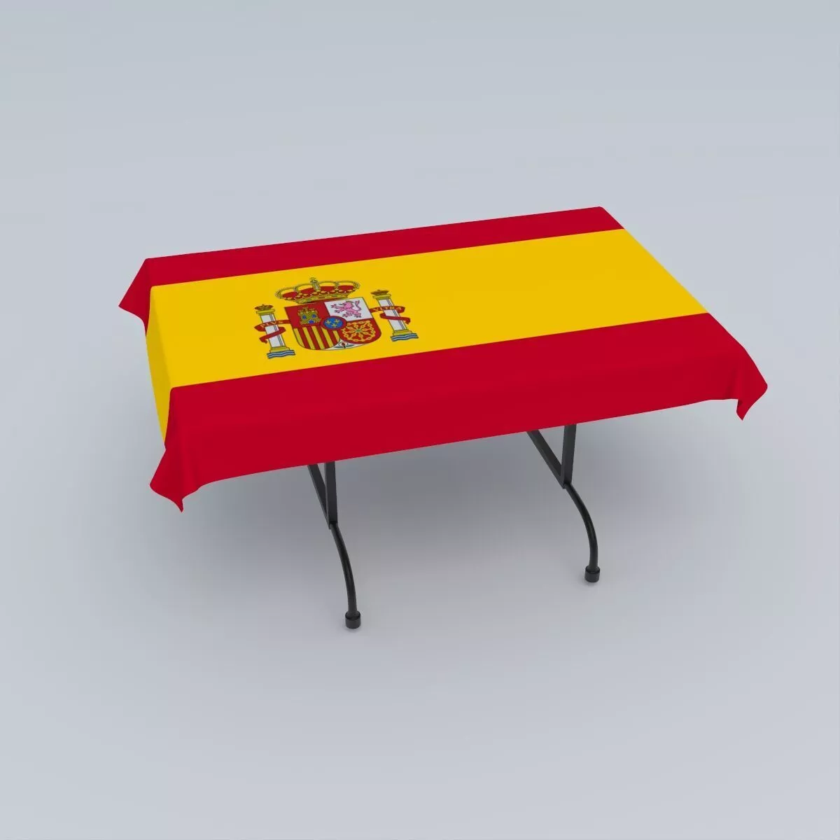 Flag of Spain 3D model