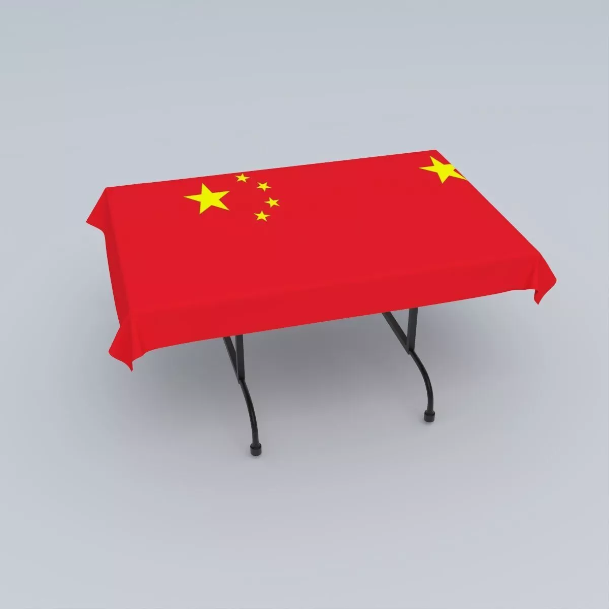 Flag of the Peoples Republic of China 3D model