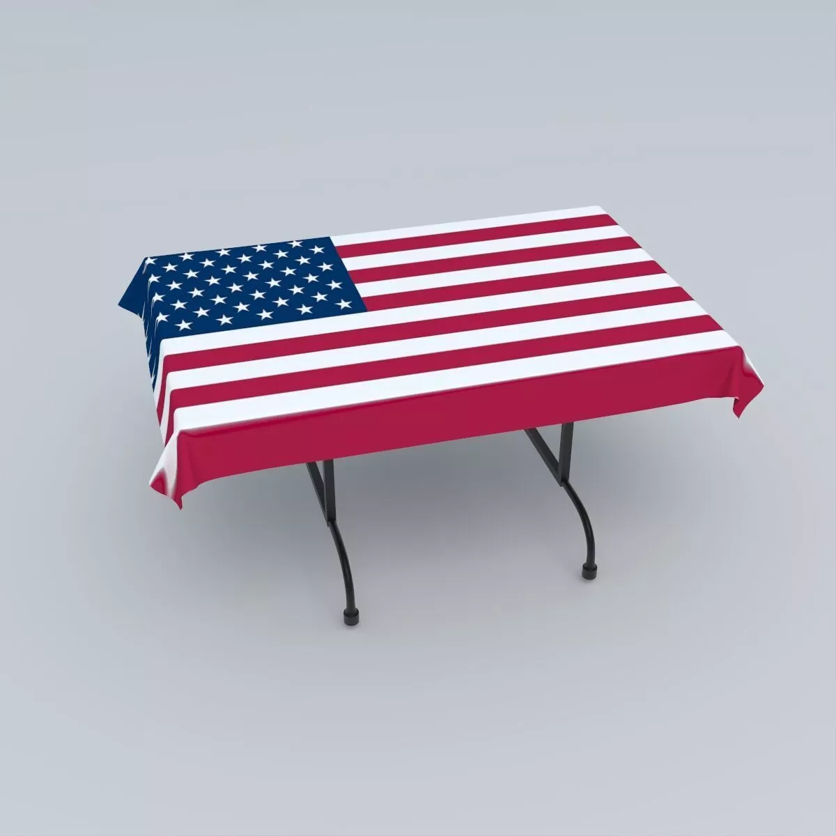 Flag of the United States 3D model
