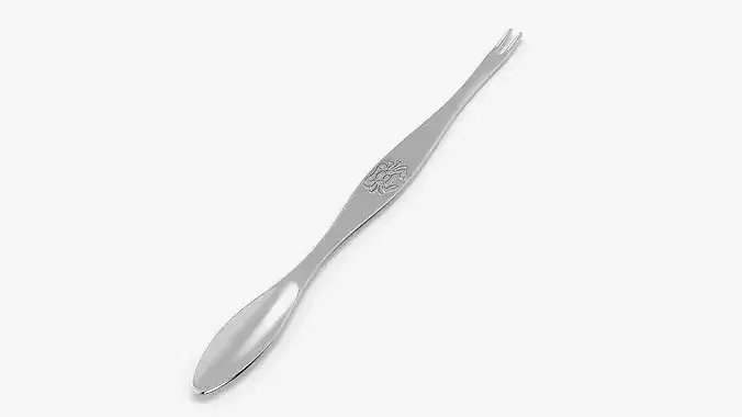Crab Spoon Fork 3D model 2