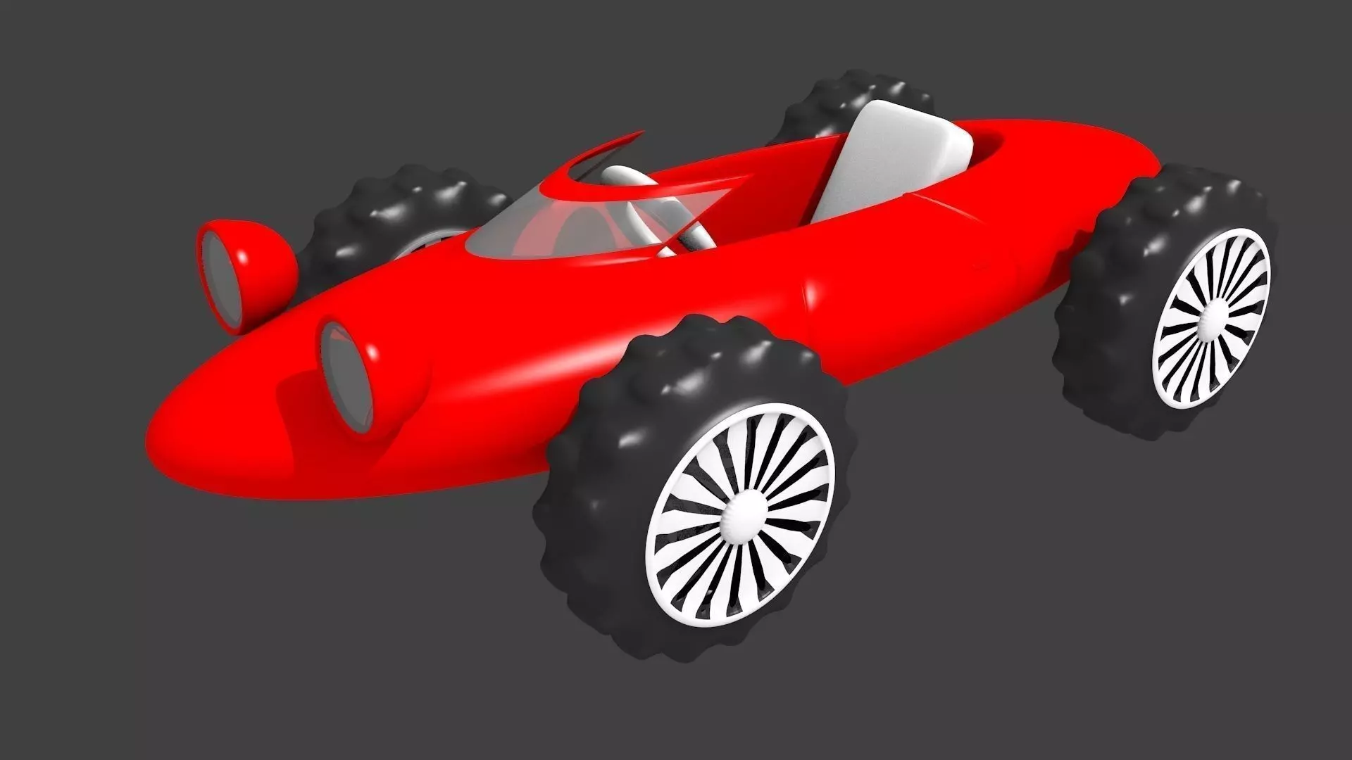 Sport car Hit 3D model_0