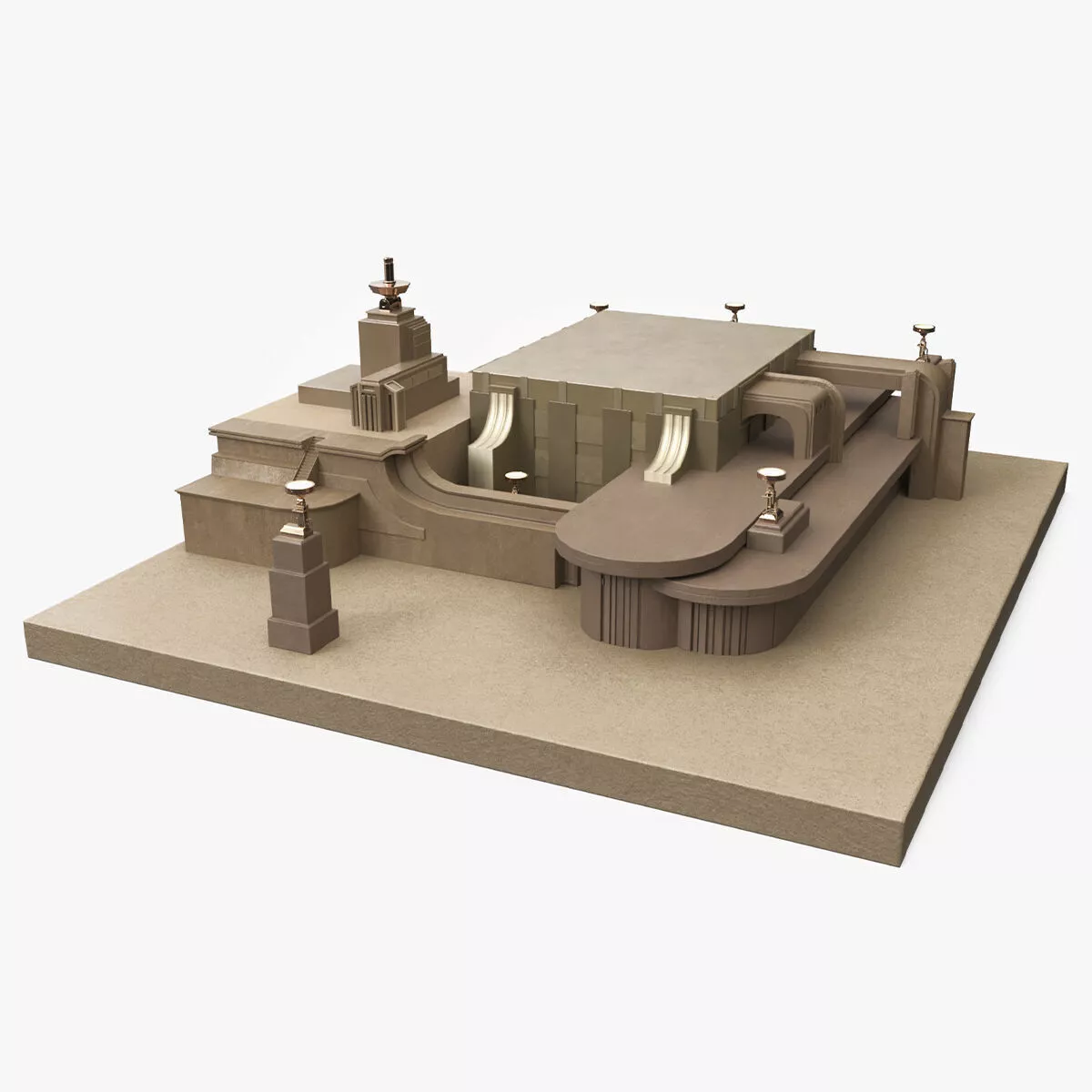 Pedestal Base for 3D Print 3D print model