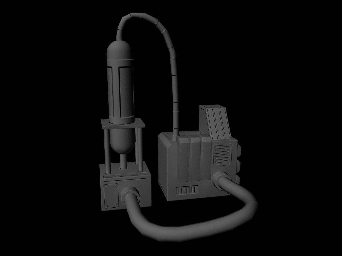 Sci-fi Asset Collection Low-poly 3D model_39