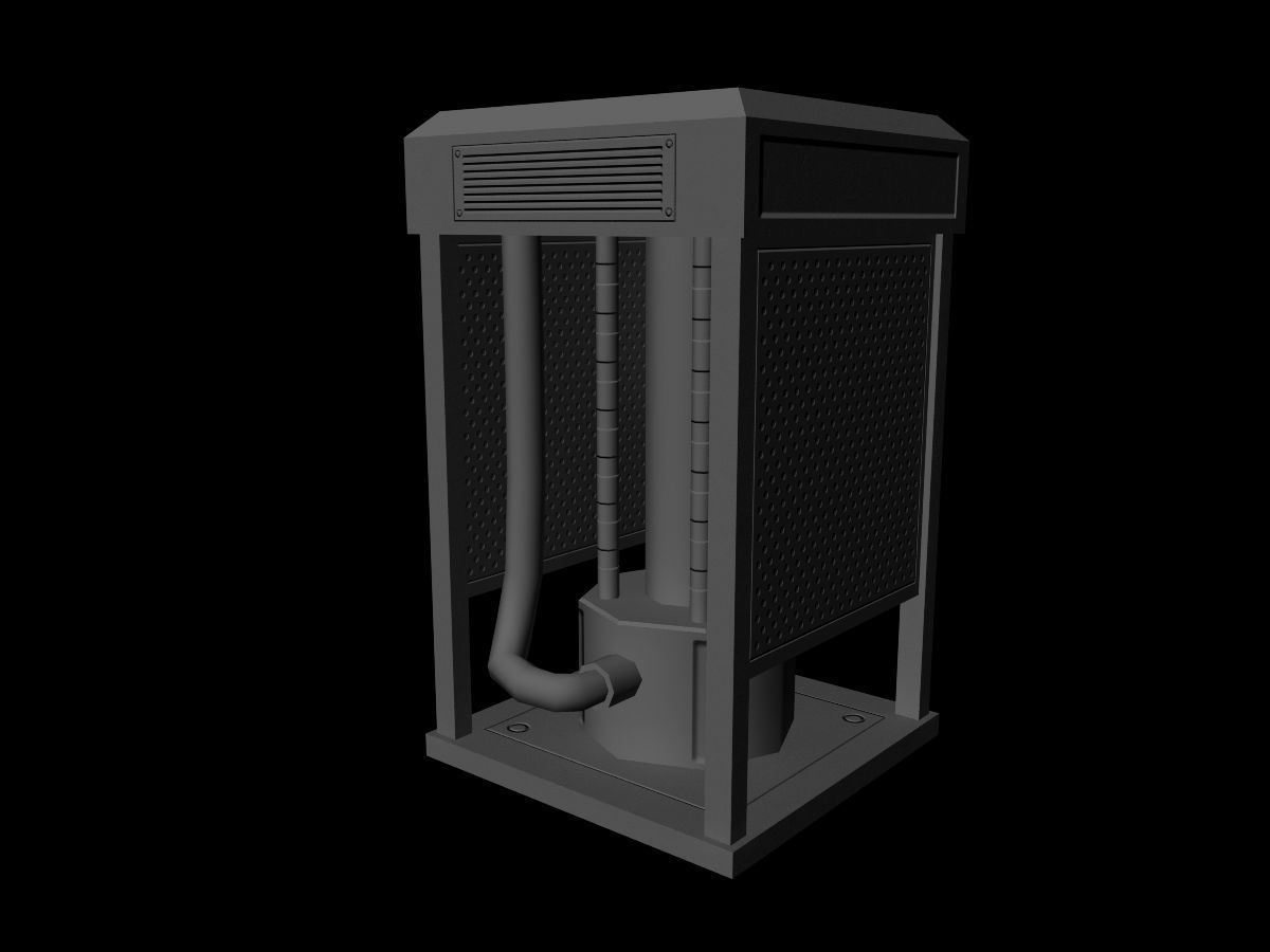 Sci-fi Asset Collection Low-poly 3D model_4