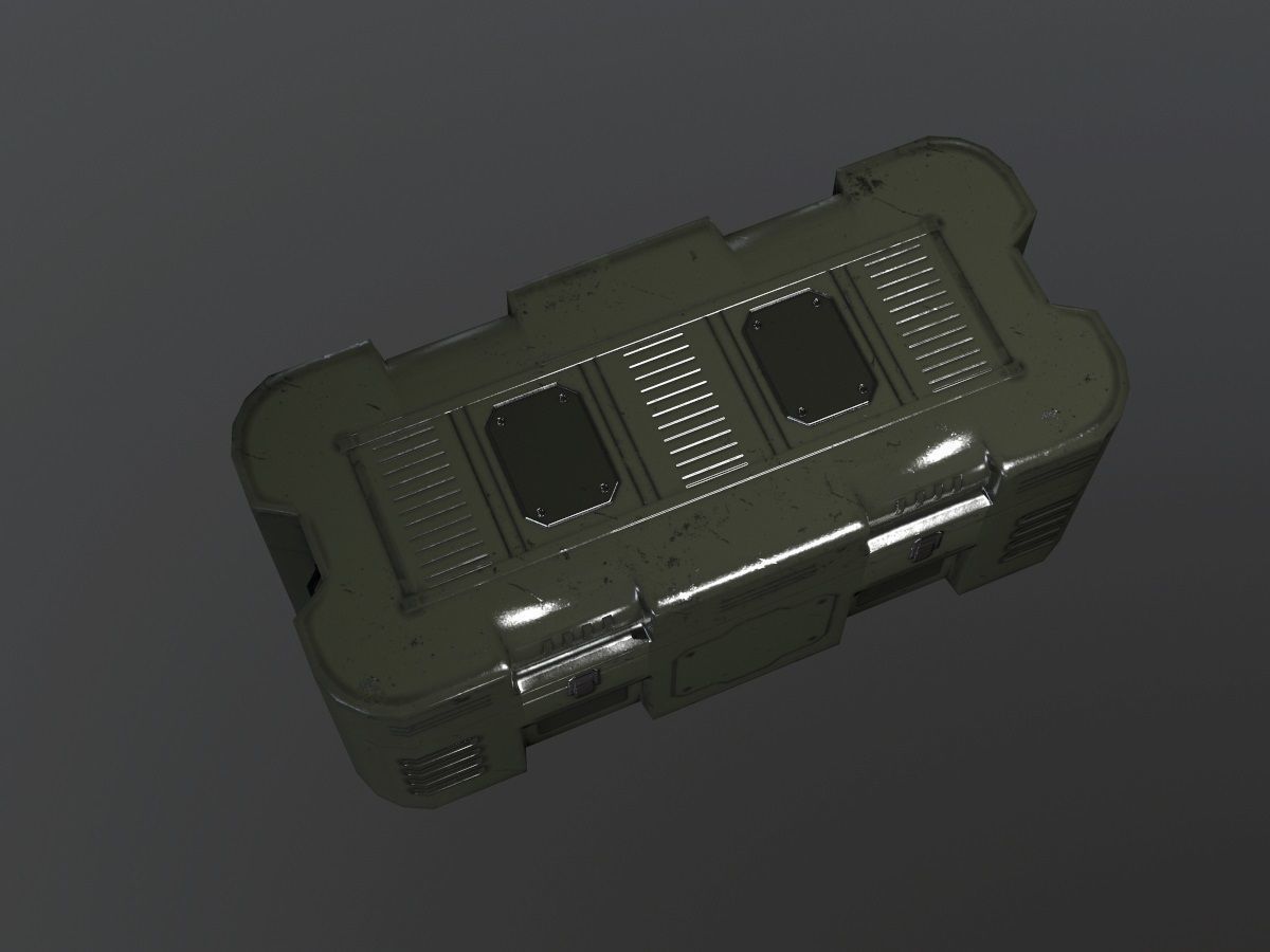 Sci-fi Asset Collection Low-poly 3D model_48