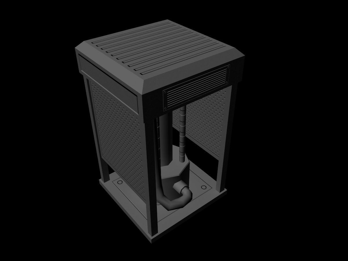 Sci-fi Asset Collection Low-poly 3D model_5