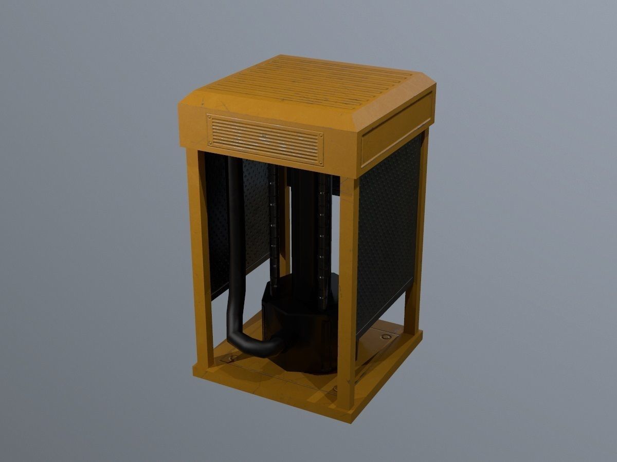 Sci-fi Asset Collection Low-poly 3D model_2