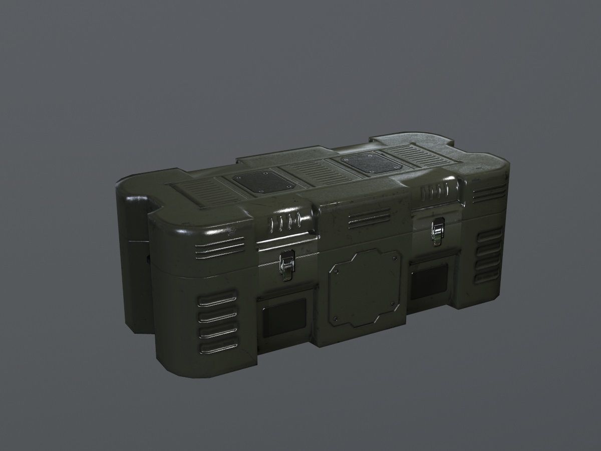 Sci-fi Asset Collection Low-poly 3D model_46