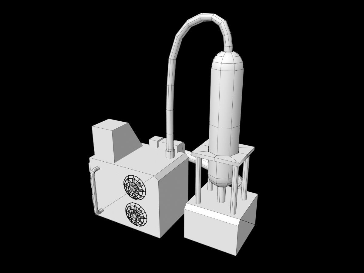 Sci-fi Asset Collection Low-poly 3D model_42