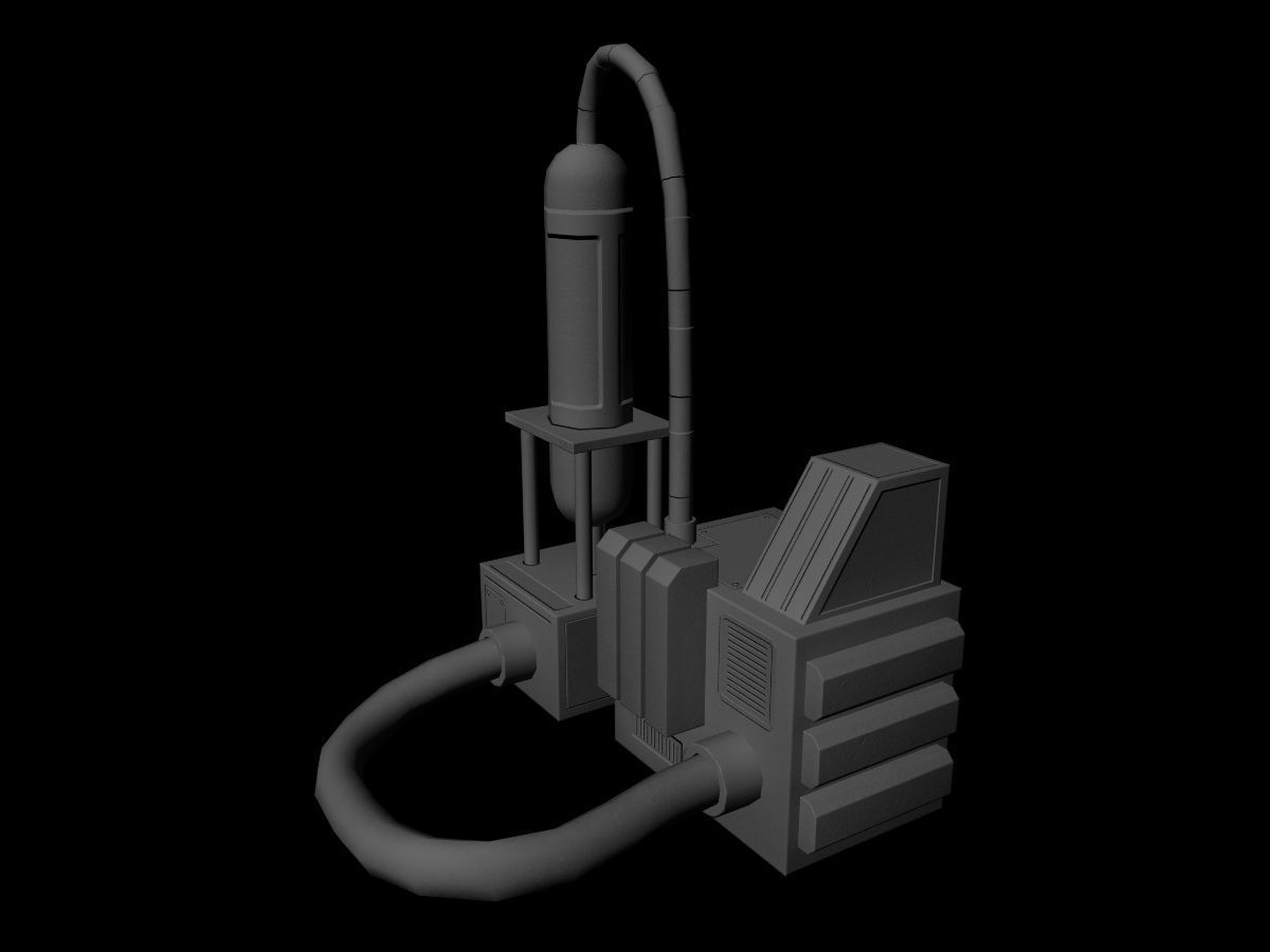 Sci-fi Asset Collection Low-poly 3D model_41