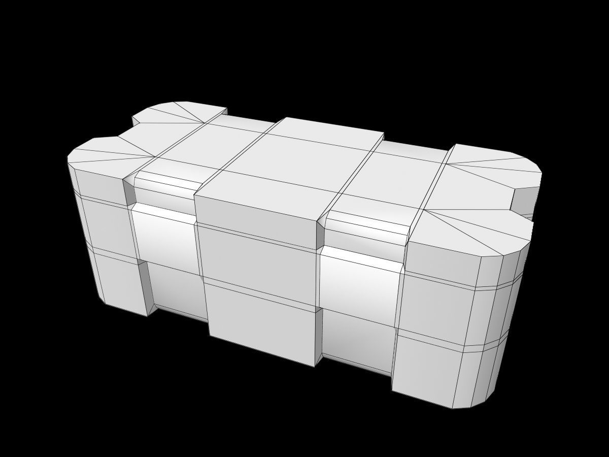 Sci-fi Asset Collection Low-poly 3D model_52