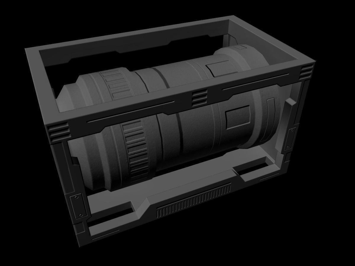 Sci-fi Asset Collection Low-poly 3D model_68