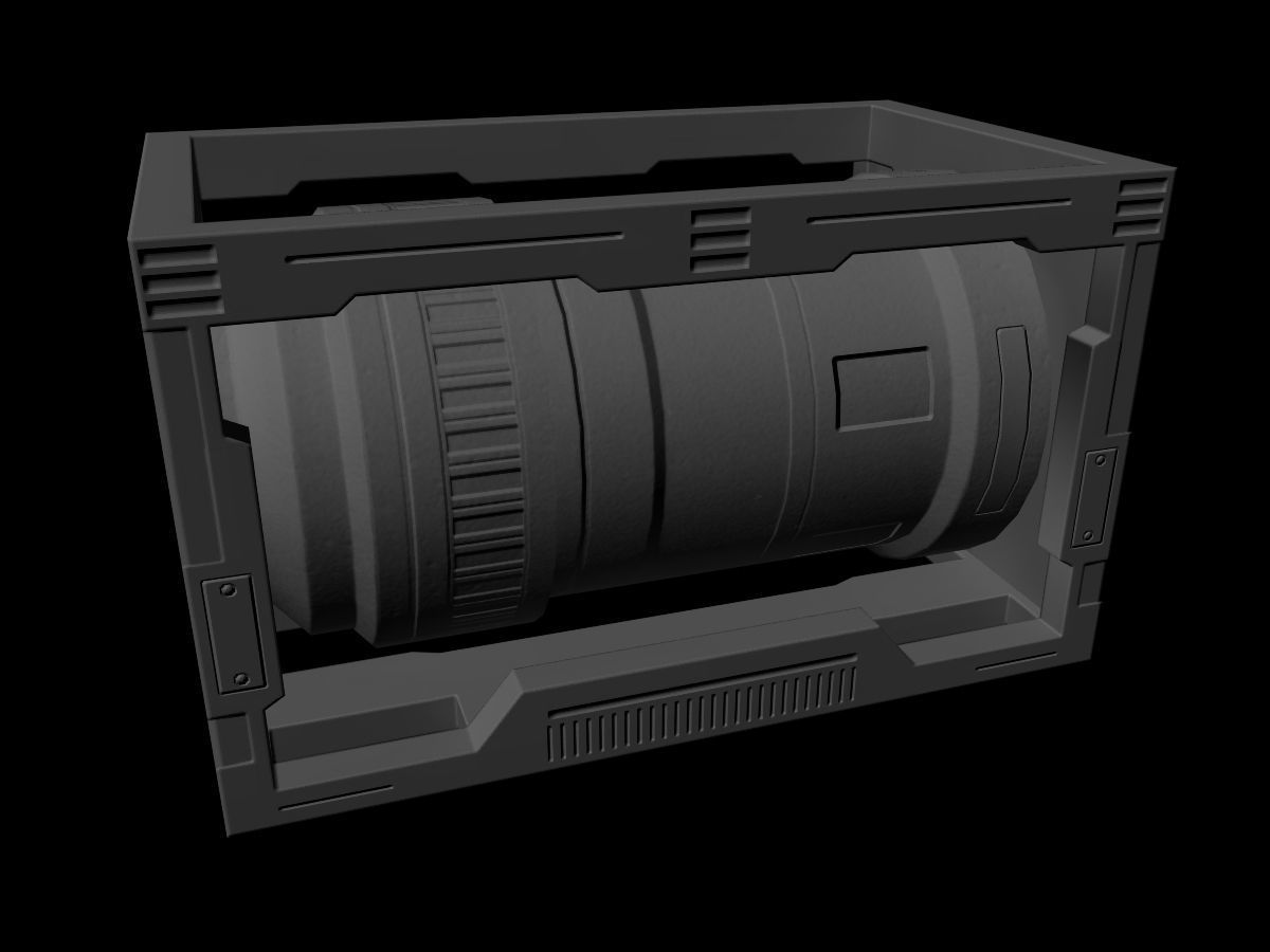 Sci-fi Asset Collection Low-poly 3D model_71