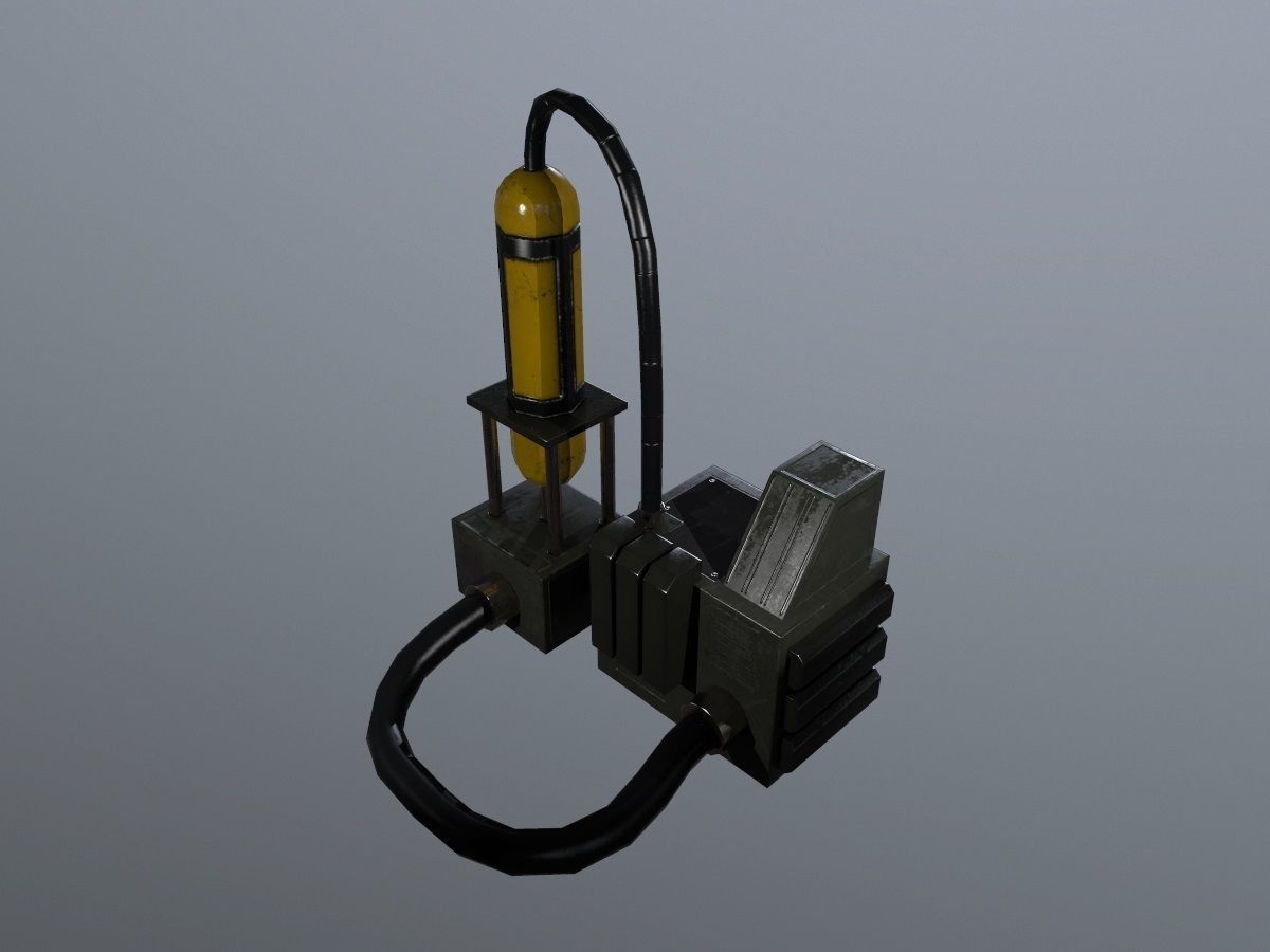 Sci-fi Asset Collection Low-poly 3D model_35