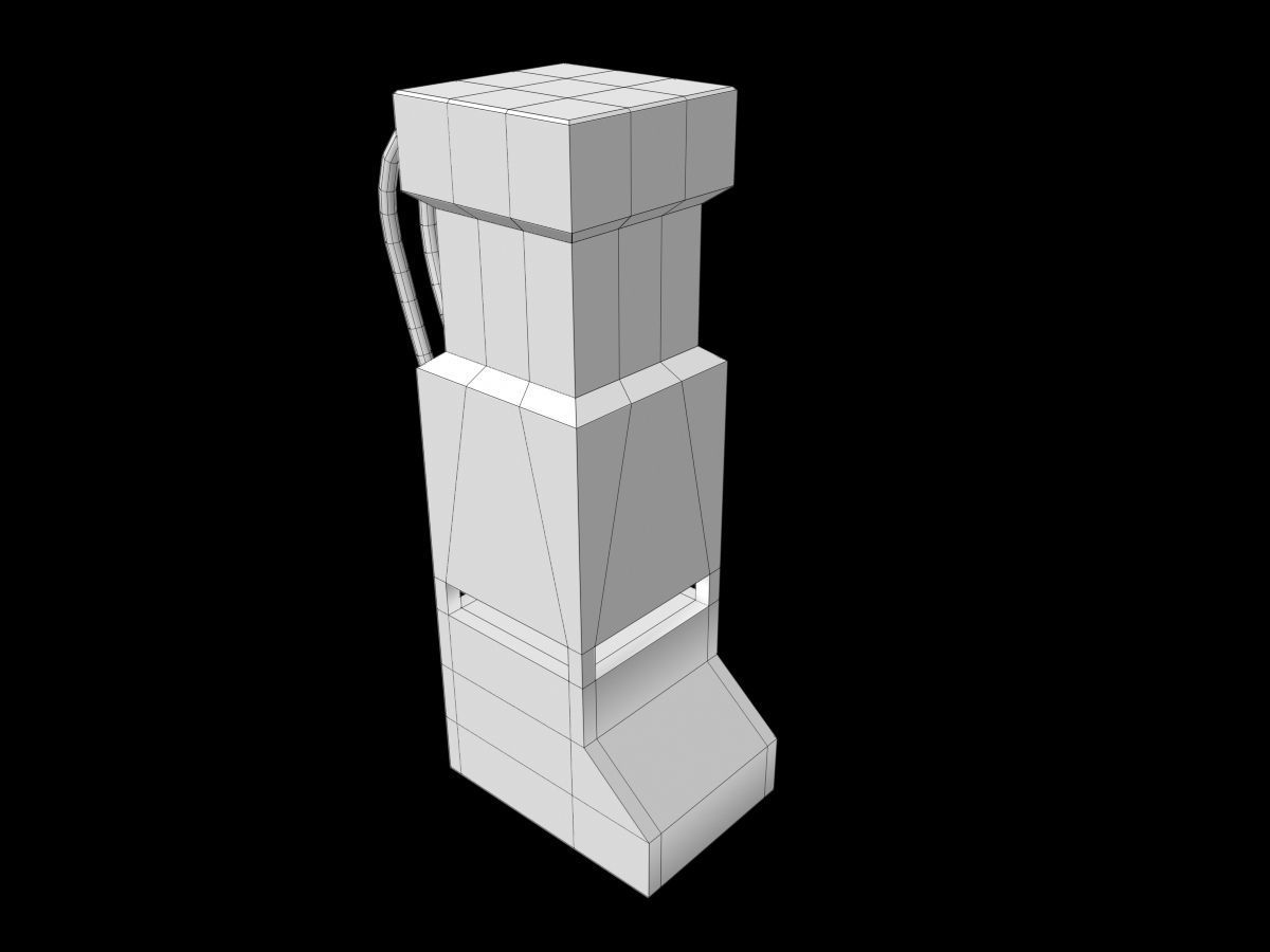 Sci-fi Asset Collection Low-poly 3D model_23
