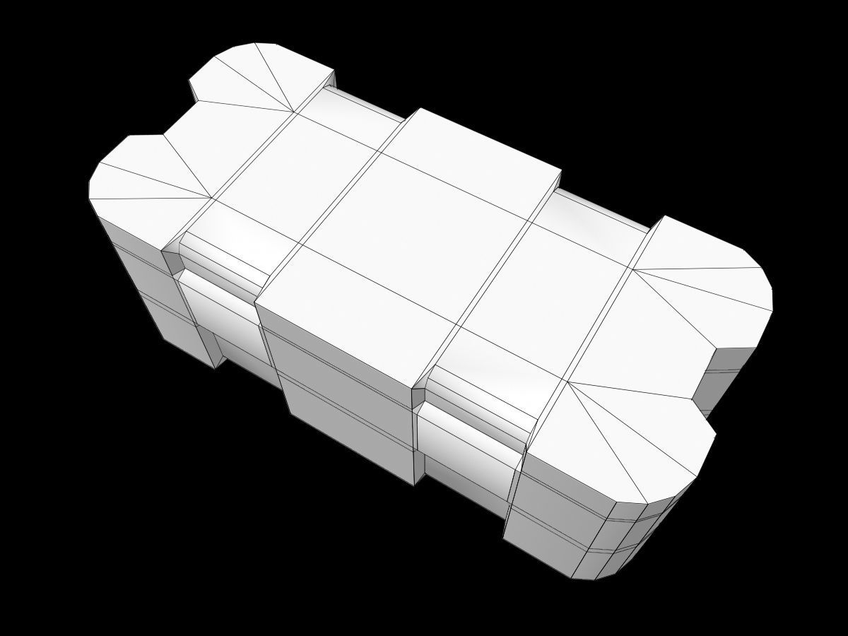 Sci-fi Asset Collection Low-poly 3D model_53