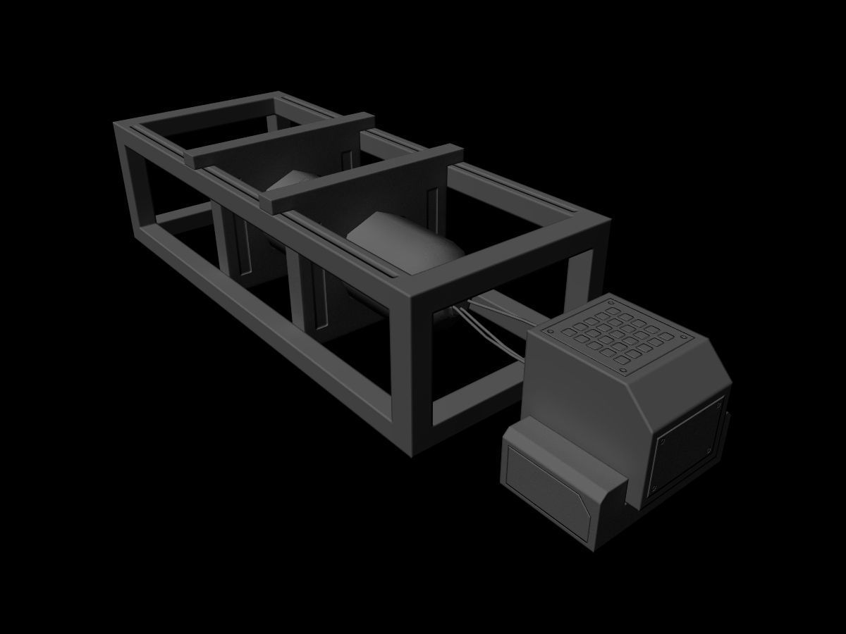 Sci-fi Asset Collection Low-poly 3D model_28