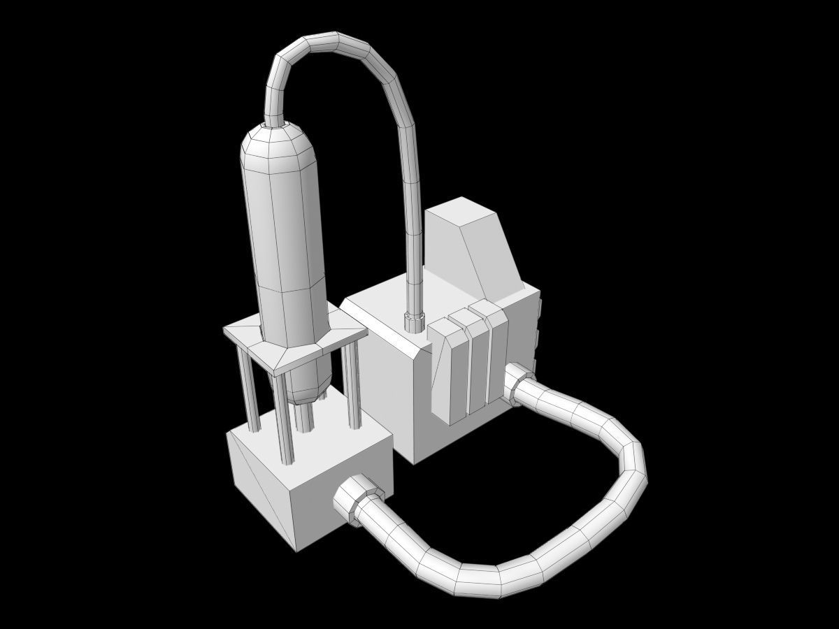 Sci-fi Asset Collection Low-poly 3D model_45