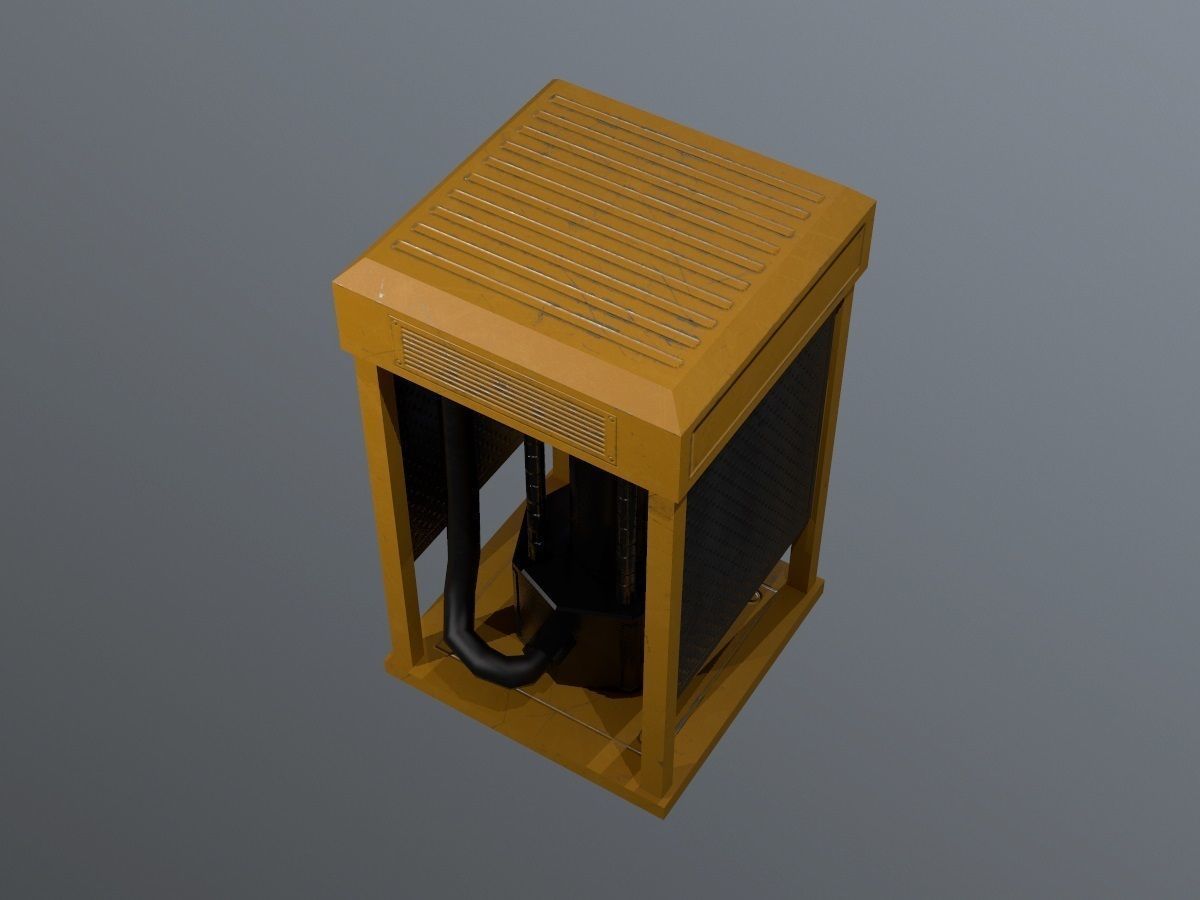 Sci-fi Asset Collection Low-poly 3D model_1