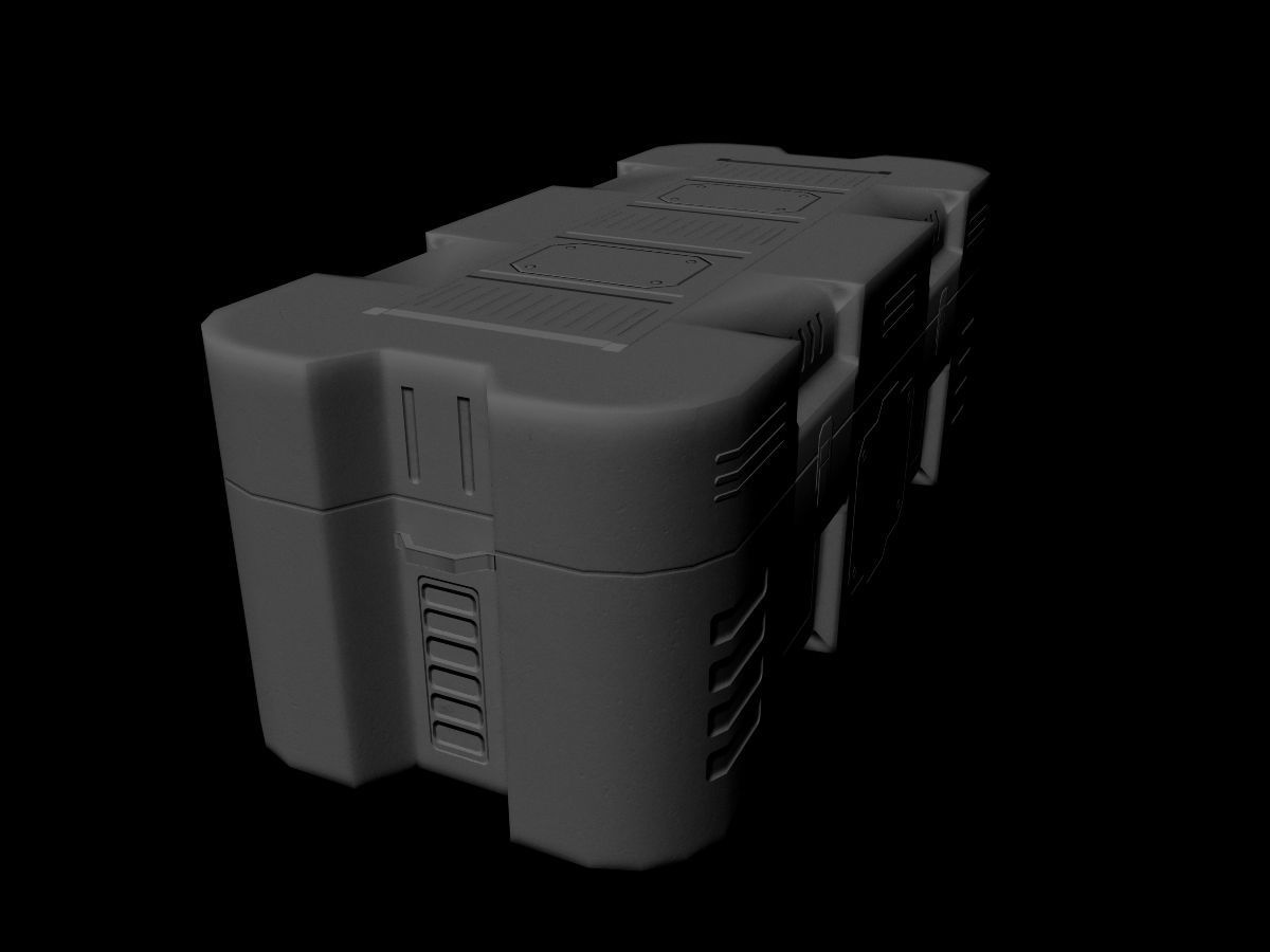 Sci-fi Asset Collection Low-poly 3D model_55