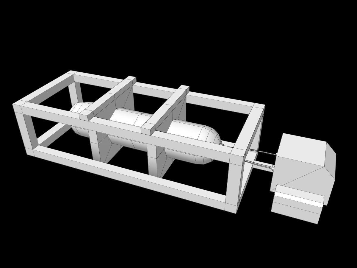 Sci-fi Asset Collection Low-poly 3D model_33