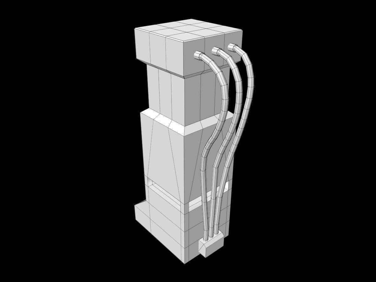 Sci-fi Asset Collection Low-poly 3D model_21