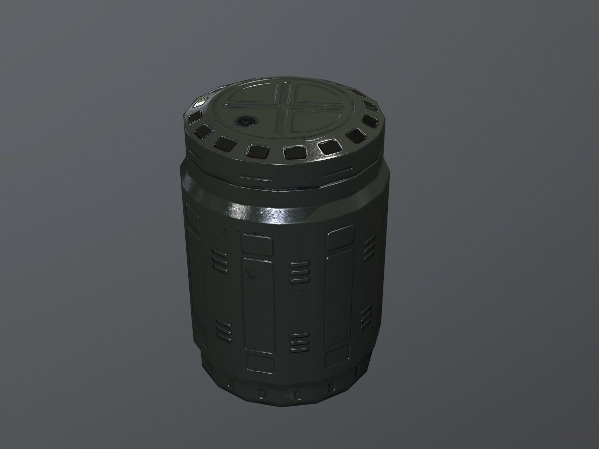 Sci-fi Asset Collection Low-poly 3D model_76