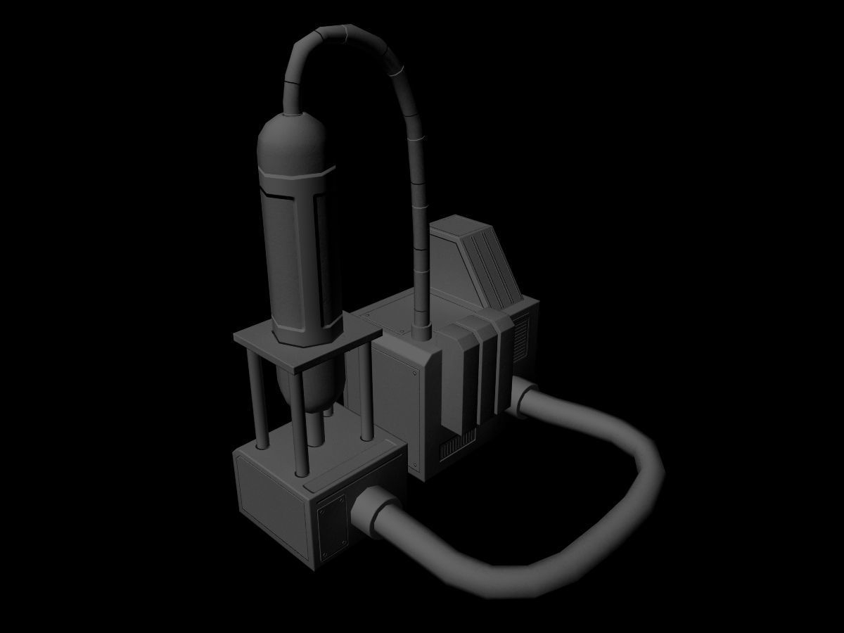 Sci-fi Asset Collection Low-poly 3D model_40