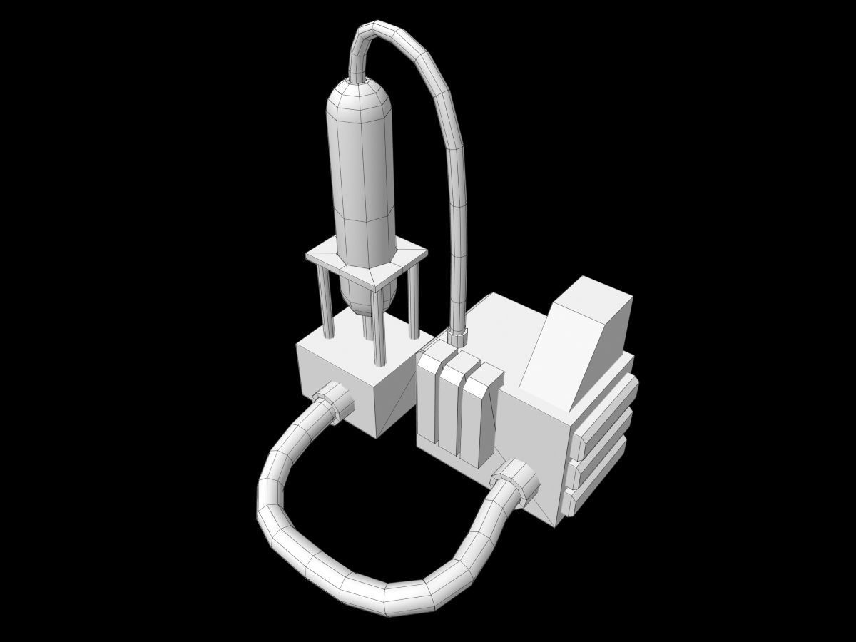 Sci-fi Asset Collection Low-poly 3D model_43