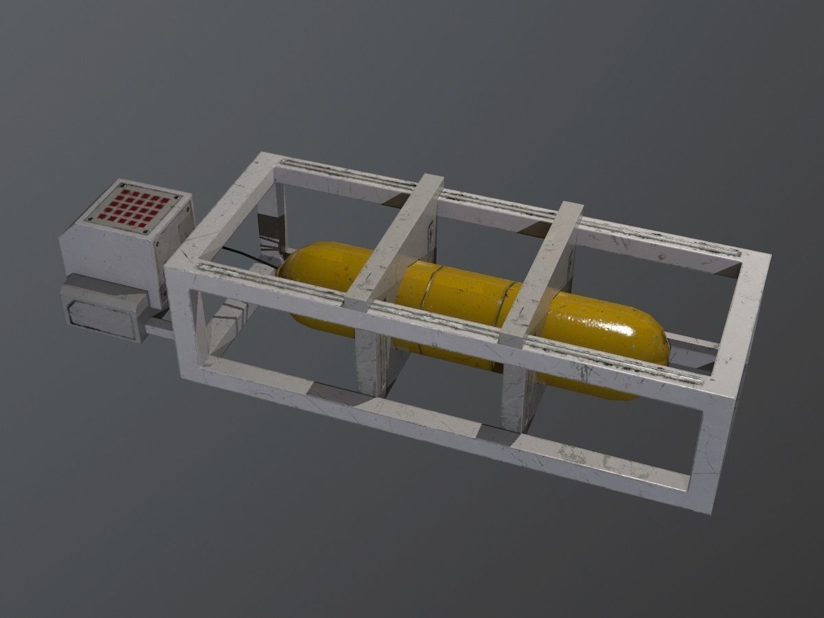 Sci-fi Asset Collection Low-poly 3D model_24