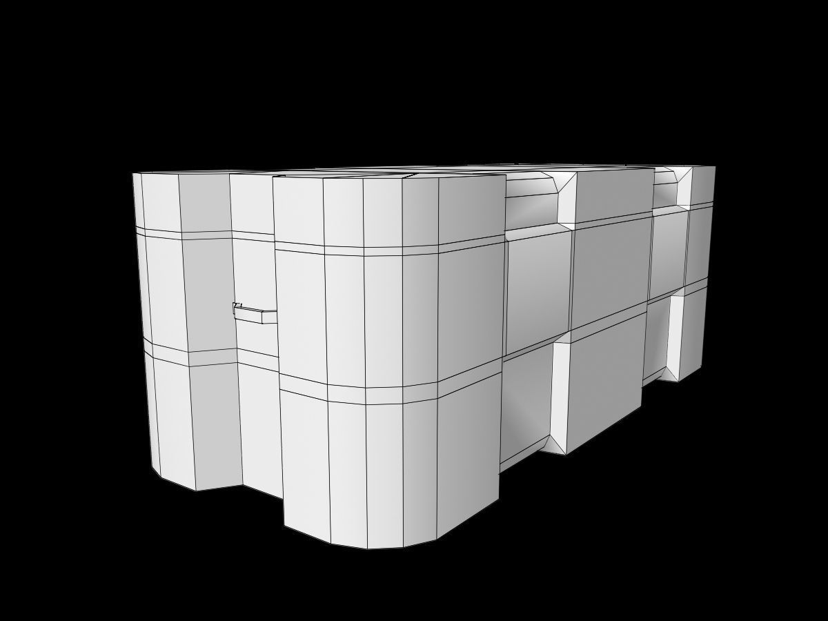 Sci-fi Asset Collection Low-poly 3D model_54