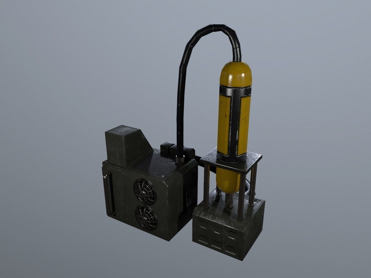 Sci-fi Asset Collection Low-poly 3D model_36