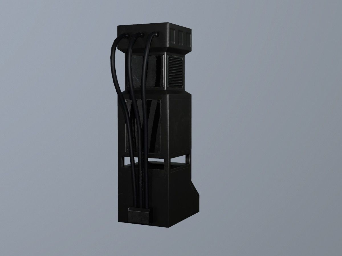 Sci-fi Asset Collection Low-poly 3D model_13