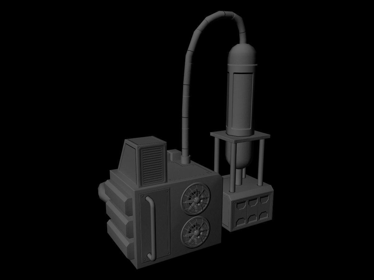 Sci-fi Asset Collection Low-poly 3D model_38