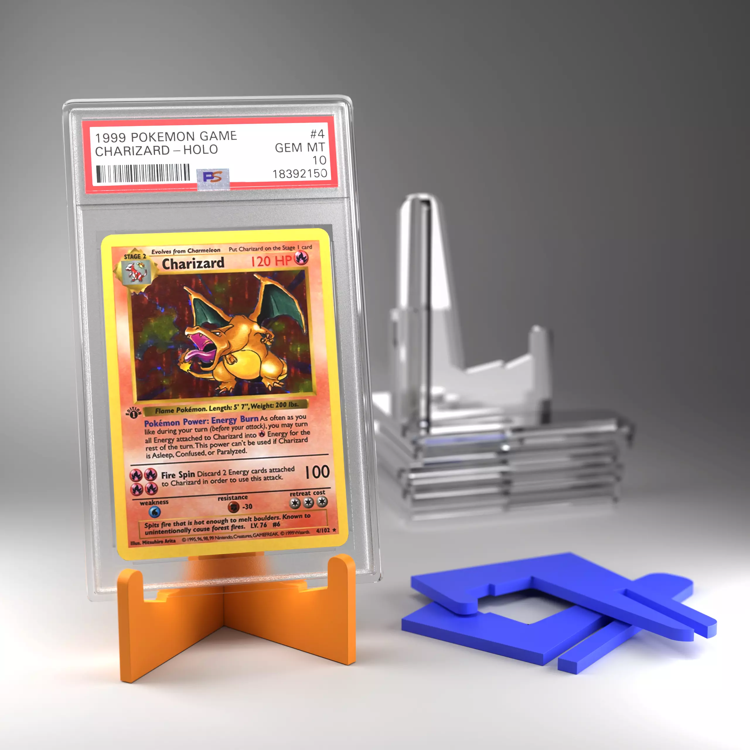 2 Pieces Card Stand TCG 01 - 3D printing 3D print model