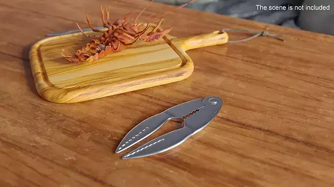 Lobster Cracker Tool 3D model 3
