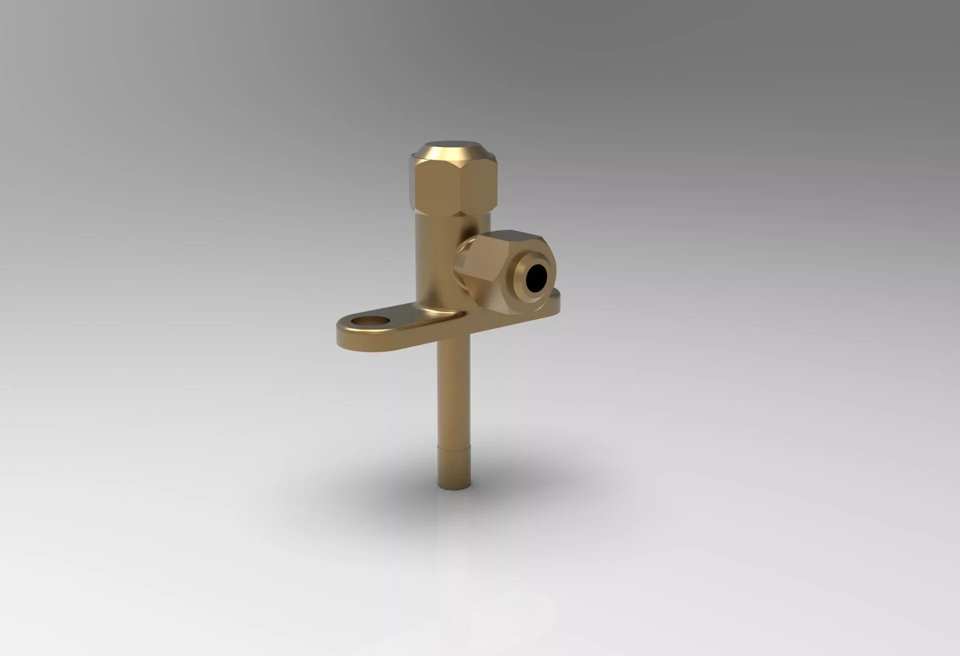 Service Valve Housing Model Free 3D model
