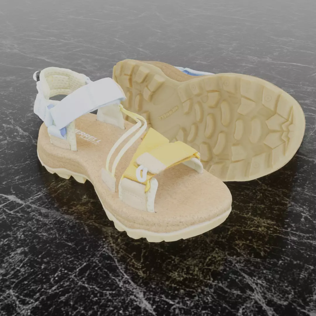 MERRELL SPEED FUSION WEB RMX 3D SHOES Low-poly 3D model