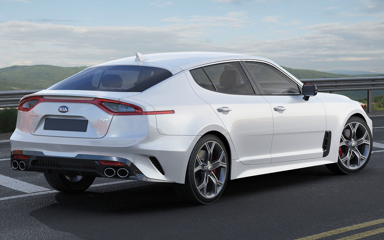 Kia Stinger GT 2017  3D model_14