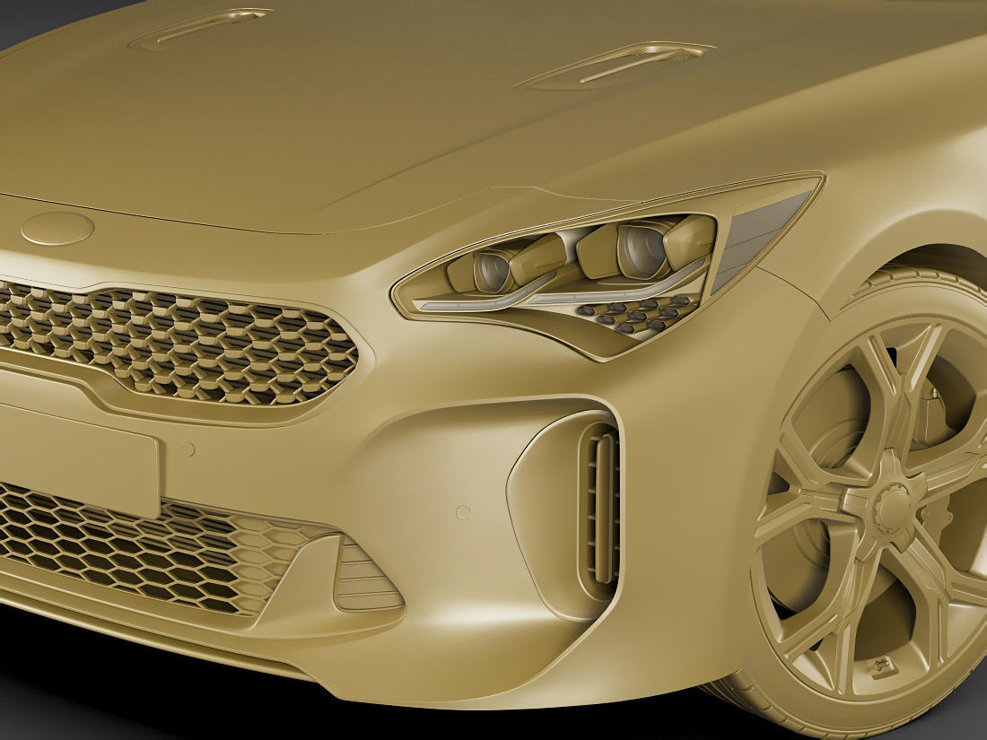 Kia Stinger GT 2017  3D model_17