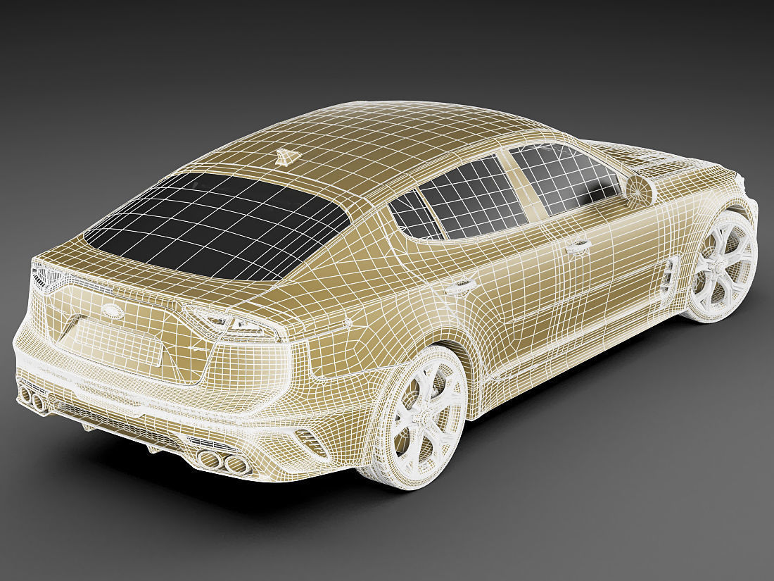 Kia Stinger GT 2017  3D model_20