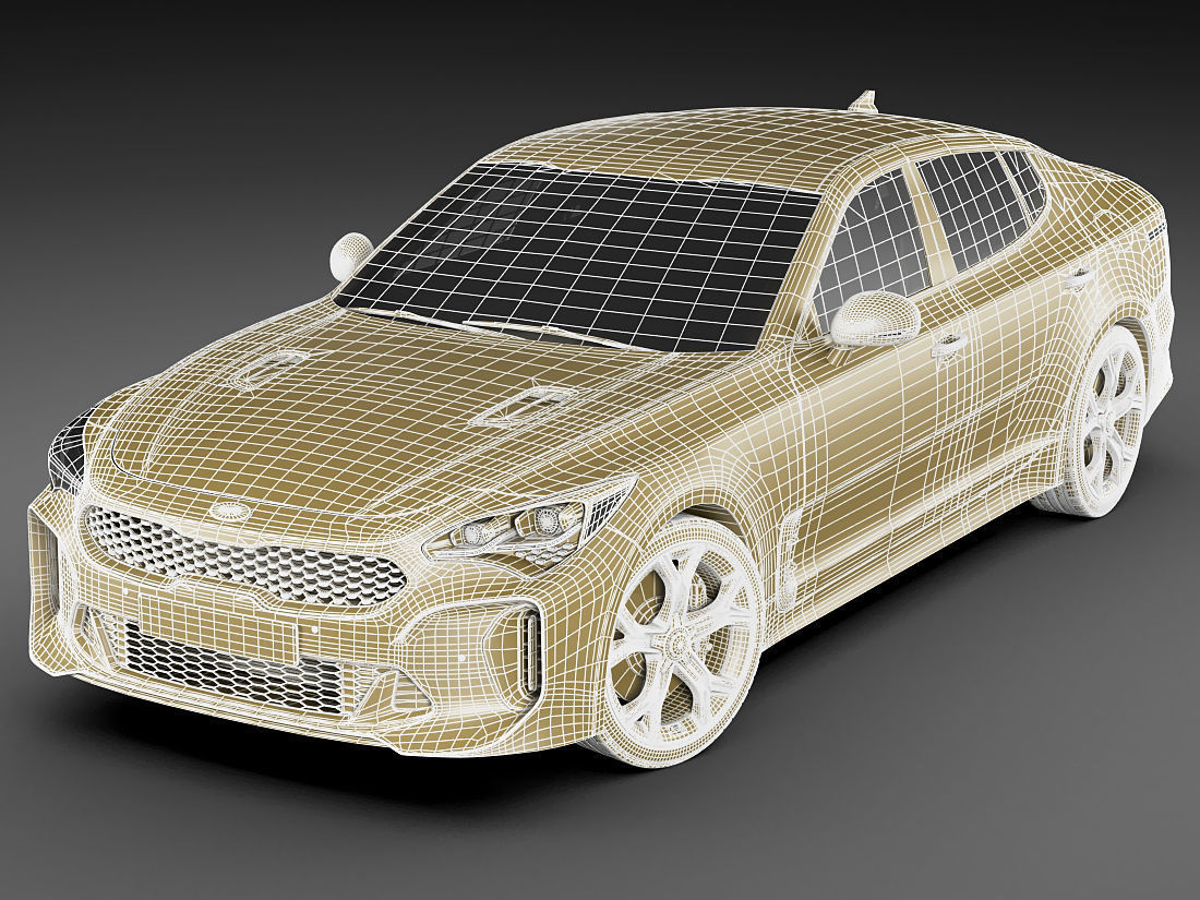 Kia Stinger GT 2017  3D model_19