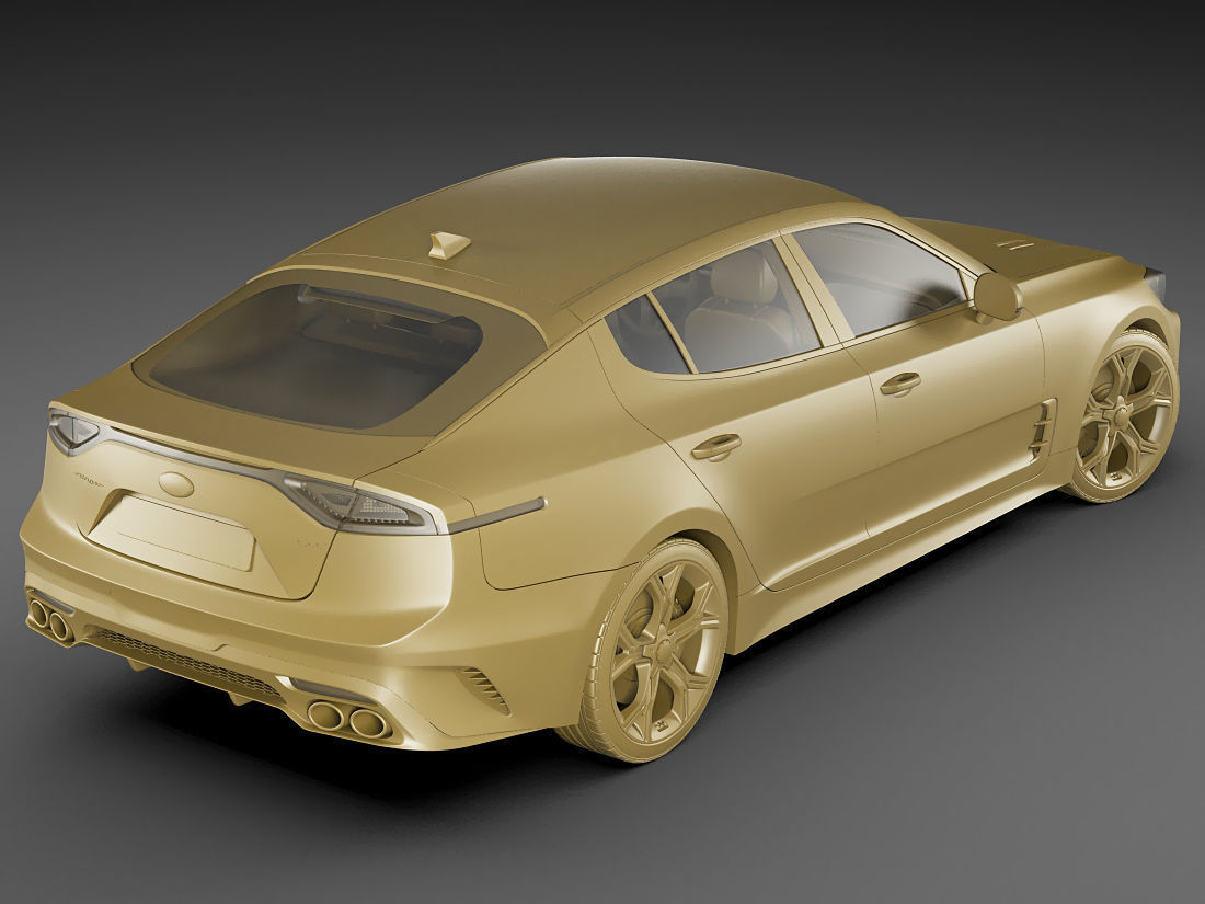 Kia Stinger GT 2017  3D model_16
