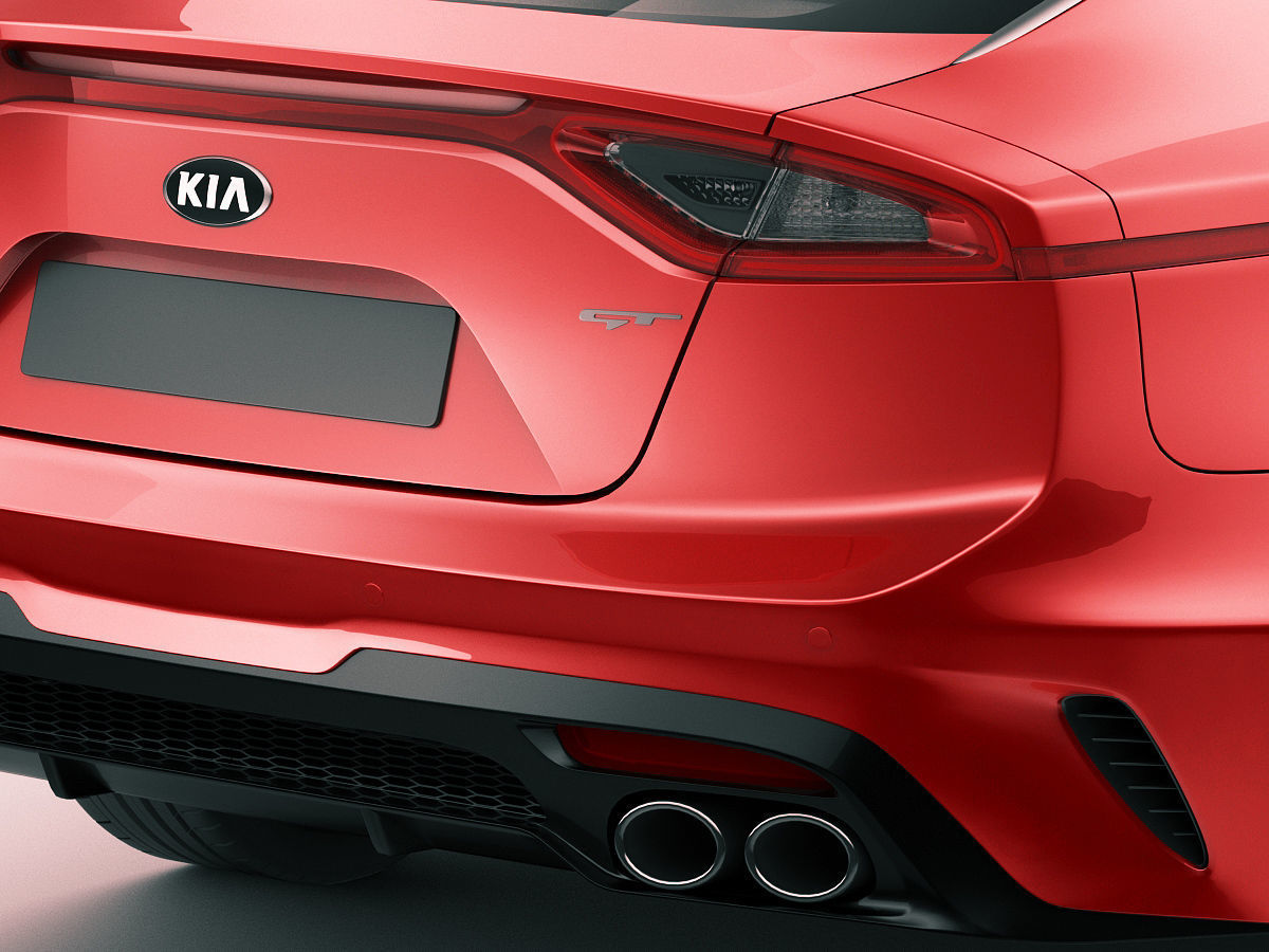 Kia Stinger GT 2017  3D model_4