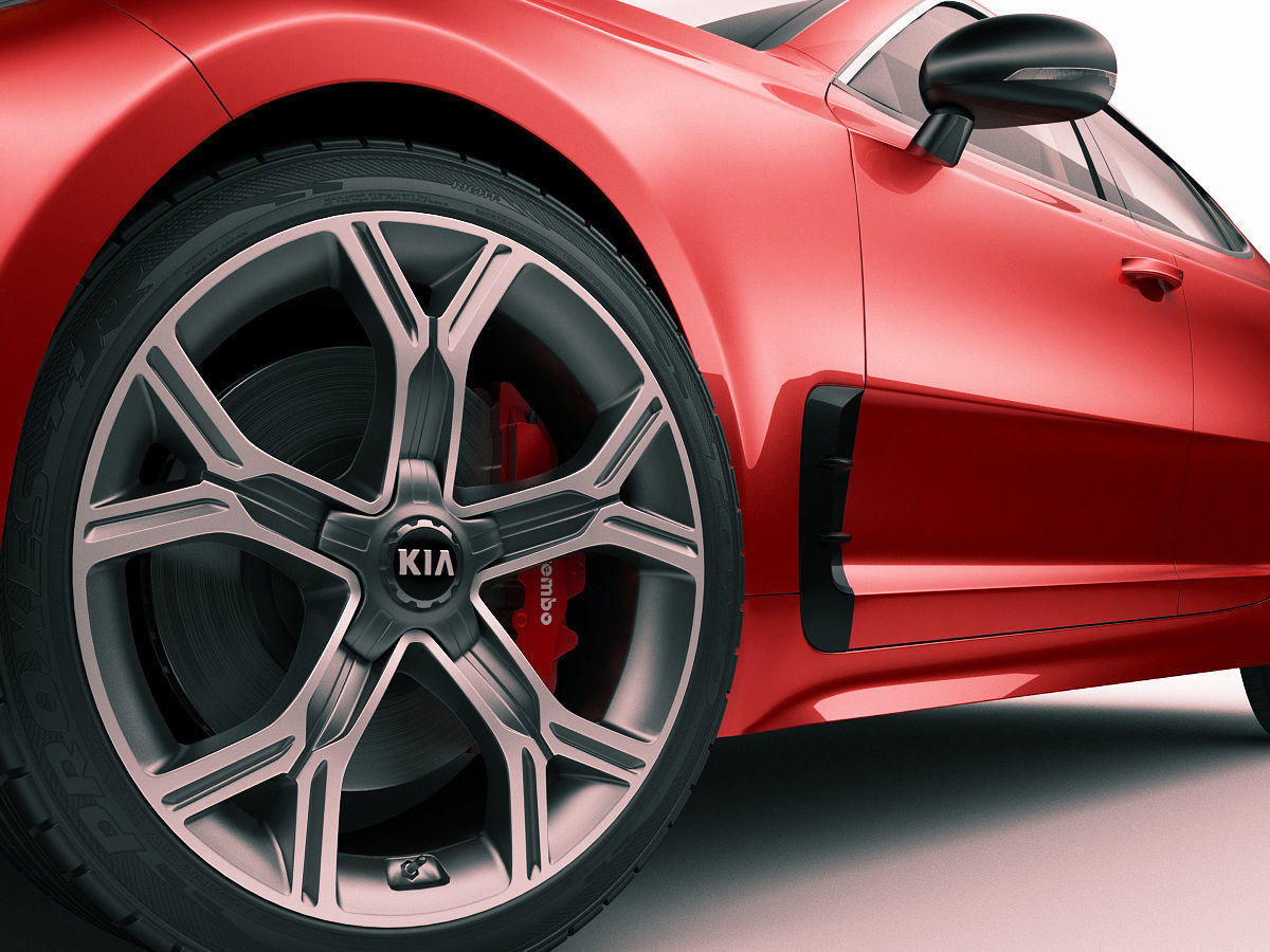 Kia Stinger GT 2017  3D model_5