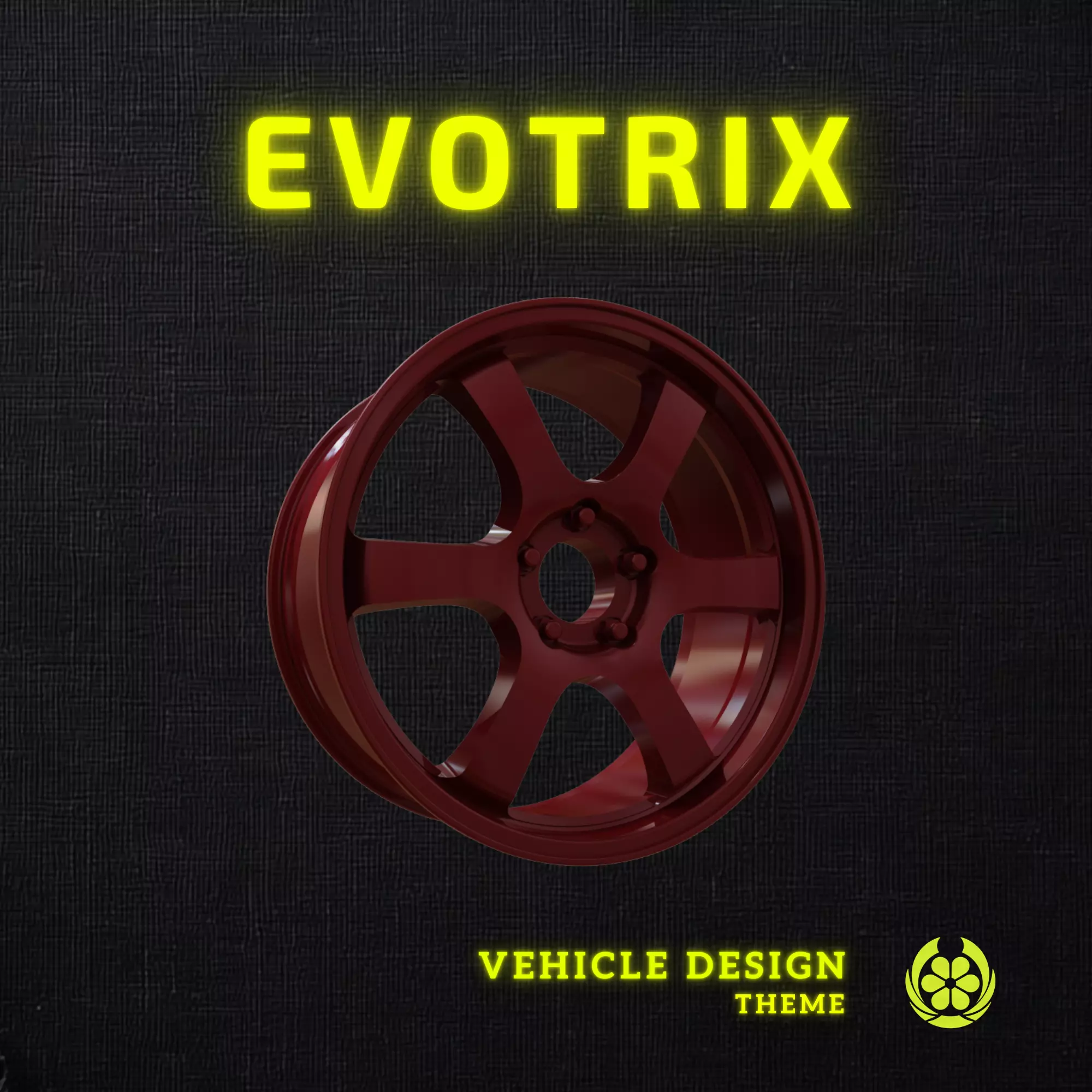 Modified 23 Enkei TS-7 Rim V1 Car Rim - 3d Print 3D print model